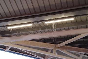 Goteras en el Mercado Municipal/TA.